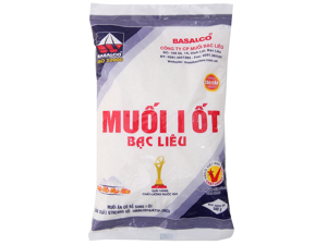 Muối I-ốt Bạc Liêu gói 500g