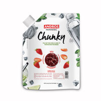 Mứt trái cây Andros Chunky Dâu – túi 1kg