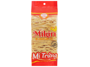 Mỳ trứng Mikiri - sợi dẹp 350g