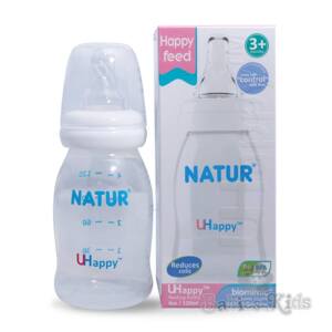 Bình sữa mở đáy Natur UHappy 120ml