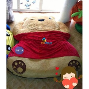 Nệm thú bông Gấu Pooh 1.2m x 1.6m