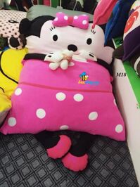 Nệm thú bông hình chuột  Minnie 1m6 x 2m1