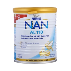 Sữa bột Nan AL110 (AL-110) - hộp 400g (dành cho trẻ bị tiêu chảy và không dung nạp lactos)