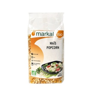 Ngô (bắp) bỏng hữu cơ Markal 500g