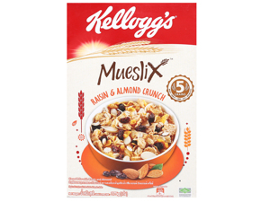 Ngũ cốc Kellogg's Mueslix vị nho khô hạnh nhân hộp 375g