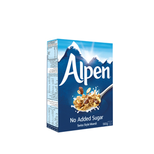 Ngũ cốc không đường alpen 560g