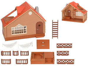 Nhà chòi cho búp bê Sylvanian Log Cabin