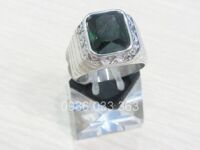 Nhẫn Inox Nam Đá Topaz