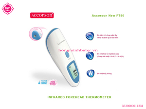 Nhiệt kế đo trán hồng ngoại Accorson FT80