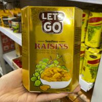 Nho khô Raisin hiệu Let's Go 100g