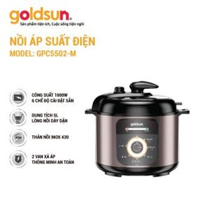 Nồi áp suất điện 5L Goldsun GPC5502