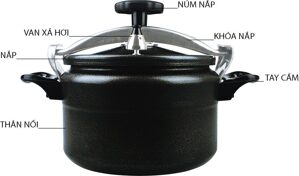 Nồi áp suất Fujika FJAG198D - 5 Lít