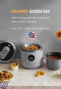 Nồi áp suất SnapBee Queen S45 Kiêm Nấu Chậm