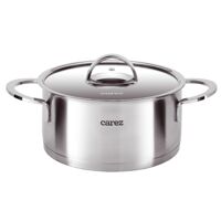 Nồi đơn CAREZ INOX 304 3 đáy 18cm - sử dụng trên bếp từ CPC539SI-18