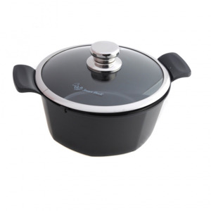 Nồi Elmich Smartcook 2354318 - Nồi đơn hợp kim tráng sứ đen, 28cm