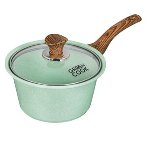 Nồi đúc đáy từ men đá xanh ngọc 24 cm Green Cook GCS05-24IH công nghệ Hàn Quốc