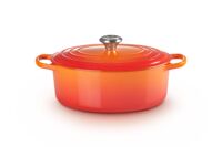 Nồi gang ovan Le Creuset Brater Oval Evo 31cm Kirsche