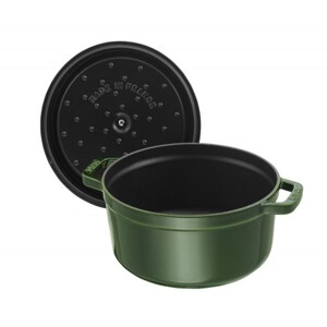 Nồi gang Staub Cocotte basil 22cm