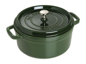 Nồi gang Staub Round Cocotte Basil 24cm