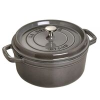 Nồi Gang Staub Round Cocotte Graphite Grey 24cm