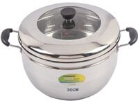 Nồi hấp Hàn Quốc inox Steam Cooker 30cm