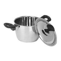 Nồi inox 3 đáy dùng cho bếp từ Happy Cook Elegan N24-CIH - 24cm