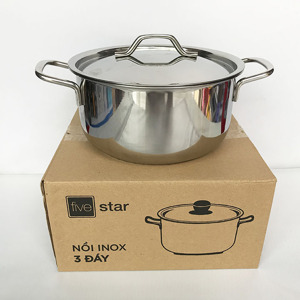 Nồi Inox 3 Đáy Fivestar FSN18005 - 18CM