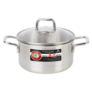 Nồi inox 3 lớp Happy Cook Alvar N20-ALVG - 20CM