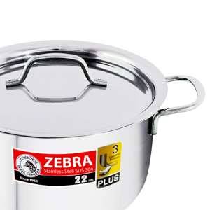 Nồi inox Exteme Plus 3 đáy Chef Zebra 162272