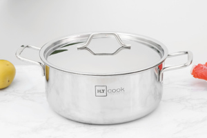 Nồi inox nắp inox 24cm HT Cook N24-1DHT