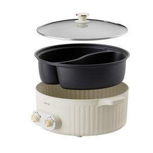 Nồi lẩu điện Deerma DG50W, 2 ngăn