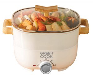 Nồi lẩu điện hấp GreenCook GCEH233