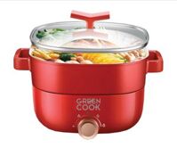 Nồi lẩu điện hấp GreenCook GCEH233