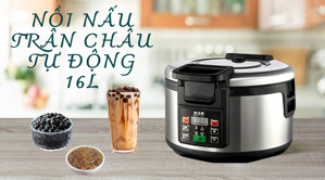 Nồi nấu trân châu tự động dung tích 16L Unibar UBN16L