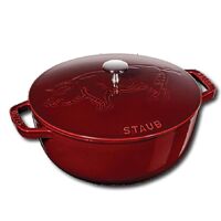 Nồi Staub tròn nắp có hình heo - 24cm