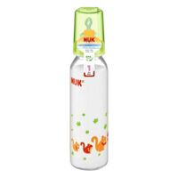 Bình sữa thủy tinh núm ti silicone số 1 Nuk 745008 - 250ml