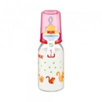 Bình sữa thủy tinh núm ti silicone số 1 Nuk 747008 - 125ml