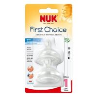 Cặp núm ti silicone đôi số 2 Nuk - size S