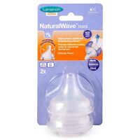 Núm ti Lansinoh NaturalWave size M cho bé từ 3 – 6 tháng tuổi, 2 cái