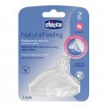 Núm ty nghiêng Pisa Natural Feeling chảy trung bình Chicco 2M+