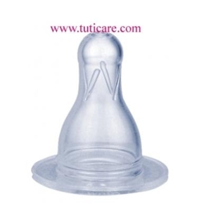 Núm ty silicone chảy trung bình 2 pcs Canpol 18/116