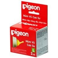 Núm vú cao su Pigeon 2 cái/hộp size L GCPG020026