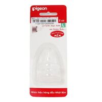 Núm vú PIGEON Silicone mềm (L) 2 cái/ vỉ FCPG030058