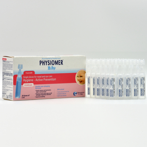 Nước biển tự nhiên vô trùng Physiomer Unidoses (Hộp 30 ống/5ml)