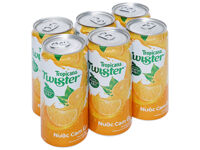 Nước cam ép Twister Tropicana lốc 6 lon x 320ml