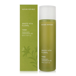 Nước cân bằng da dưỡng trắng Nature Republic White Vita Floral Toner 150ml