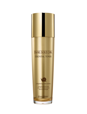 Nước cân bằng dưỡng ẩm và chống lão hóa seaNtree Snail Gold 24k Toner