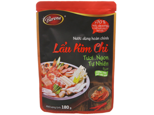 Nước dùng hoàn chỉnh - Lẩu Kim Chi Barona (180g)