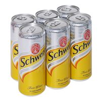 Nước giải khát có gas Schweppes Tonic lốc 6 lon x 330ml