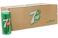 Nước Giải Khát Có Gaz 7 Up Thùng 24 Lon x 330ml